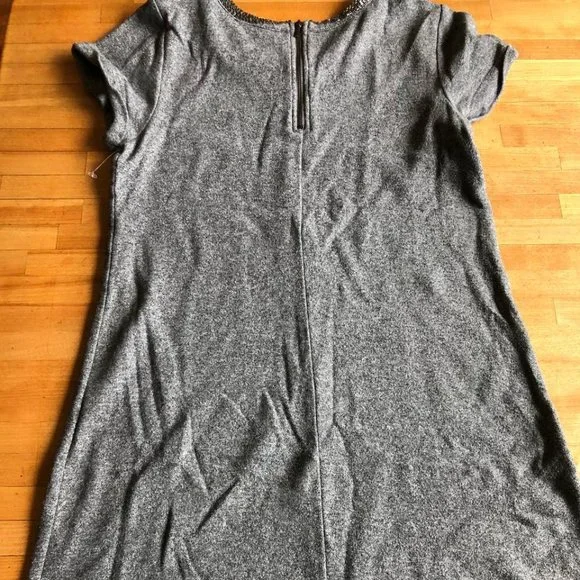 Ann Taylor  LOFT Crystal Collar Shift Dress - Picture 8 of 13